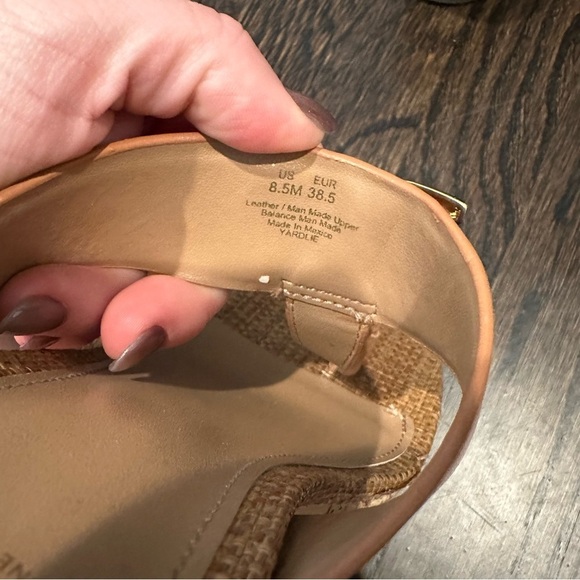 Sam Edelman Women’s Yardlie Tan Cork Wedge Platform Sandals Size 8.5M - Picture 5 of 8